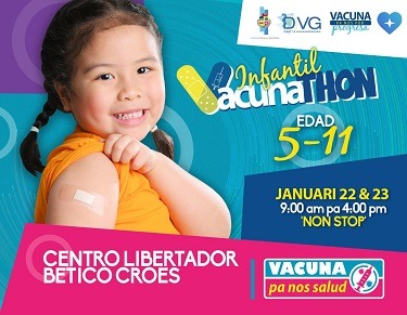 Ook kinderen zonder verblijfspapieren zijn welkom om te vaccineren op Aruba 